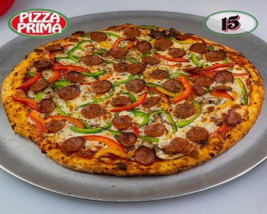 15. Pizza gourmet 10" spéciale Prima / 10" Gourmet Prima Special Pizza