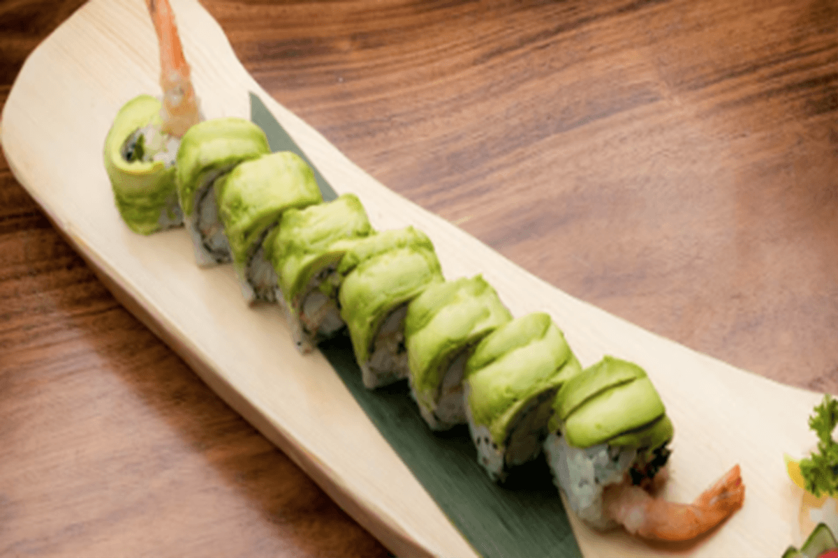 Green Dragon Roll (4 pcs) *509*