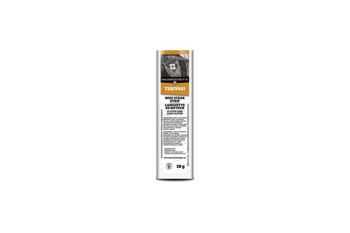 McSweeney's Beef Steak Strips - Teriyaki 28g (28gm)
