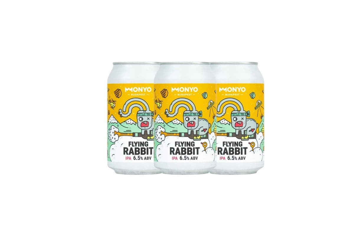 Monyo Budapest Flying Rabbit IPA (4 Cans) (1 x 4x330ML)