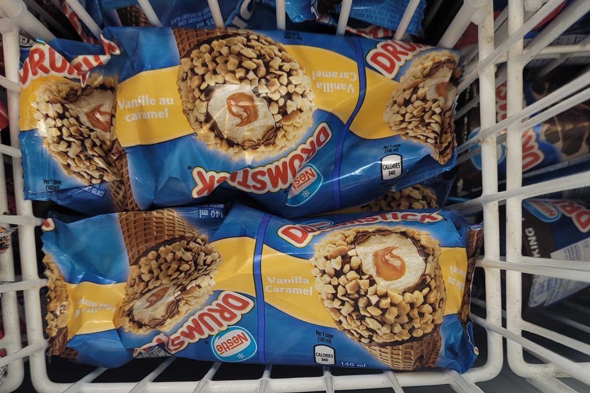 Nestle drumstick vanilla caramilk 140 ml