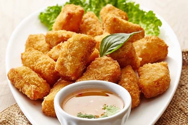 Garlic Tofu Nuggets