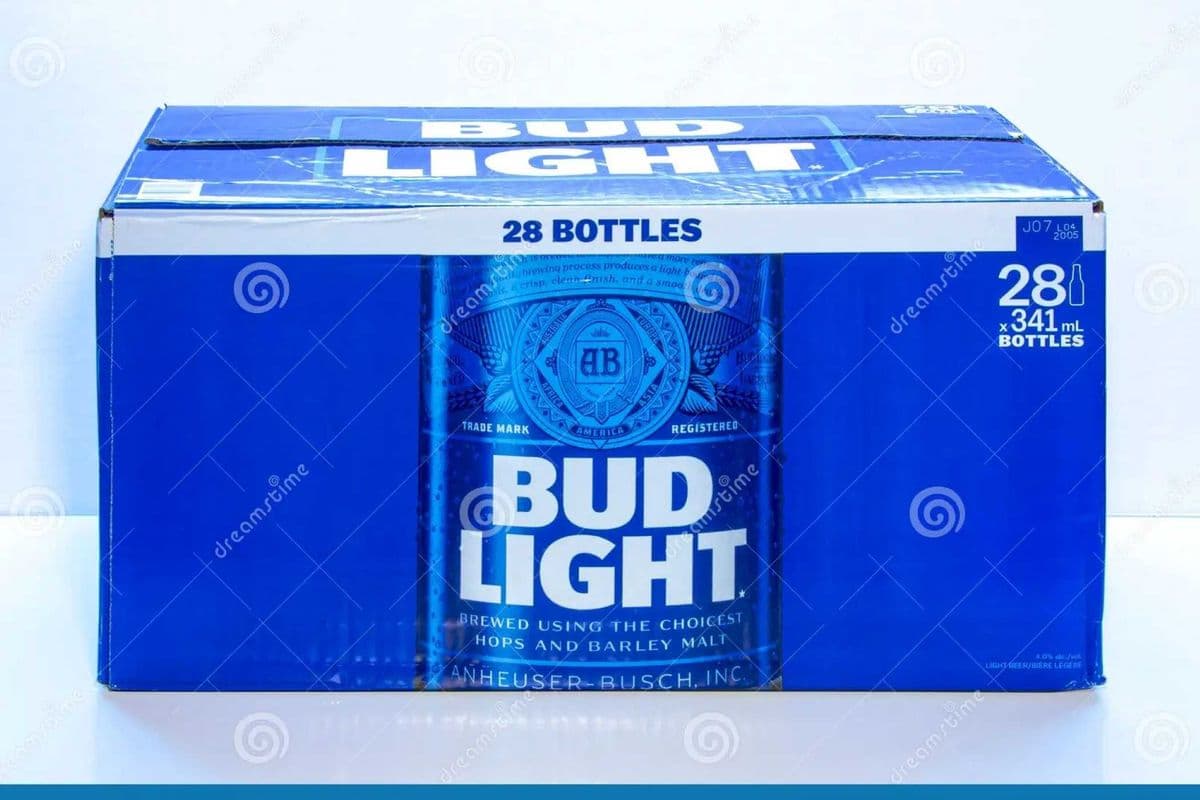 BUDLIGHT (28 BOTTLES) (28 x 341ML BOTTLE)