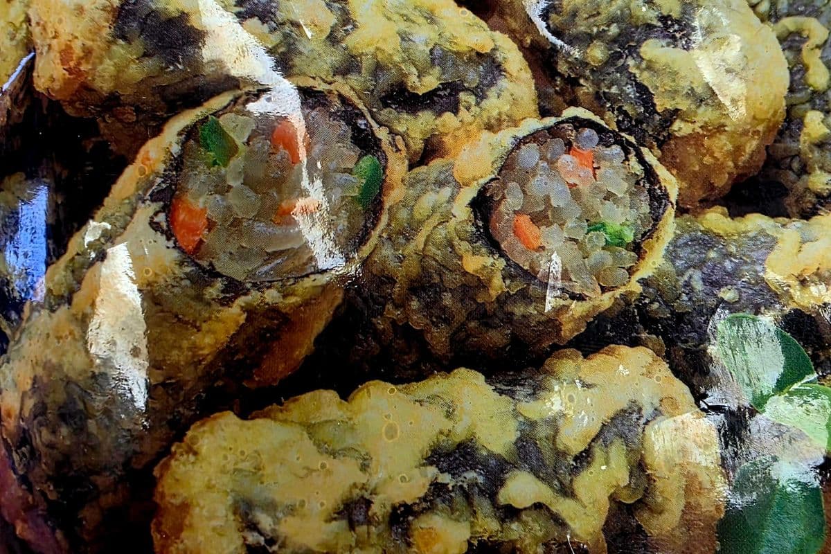 Crispy Japchae Roll