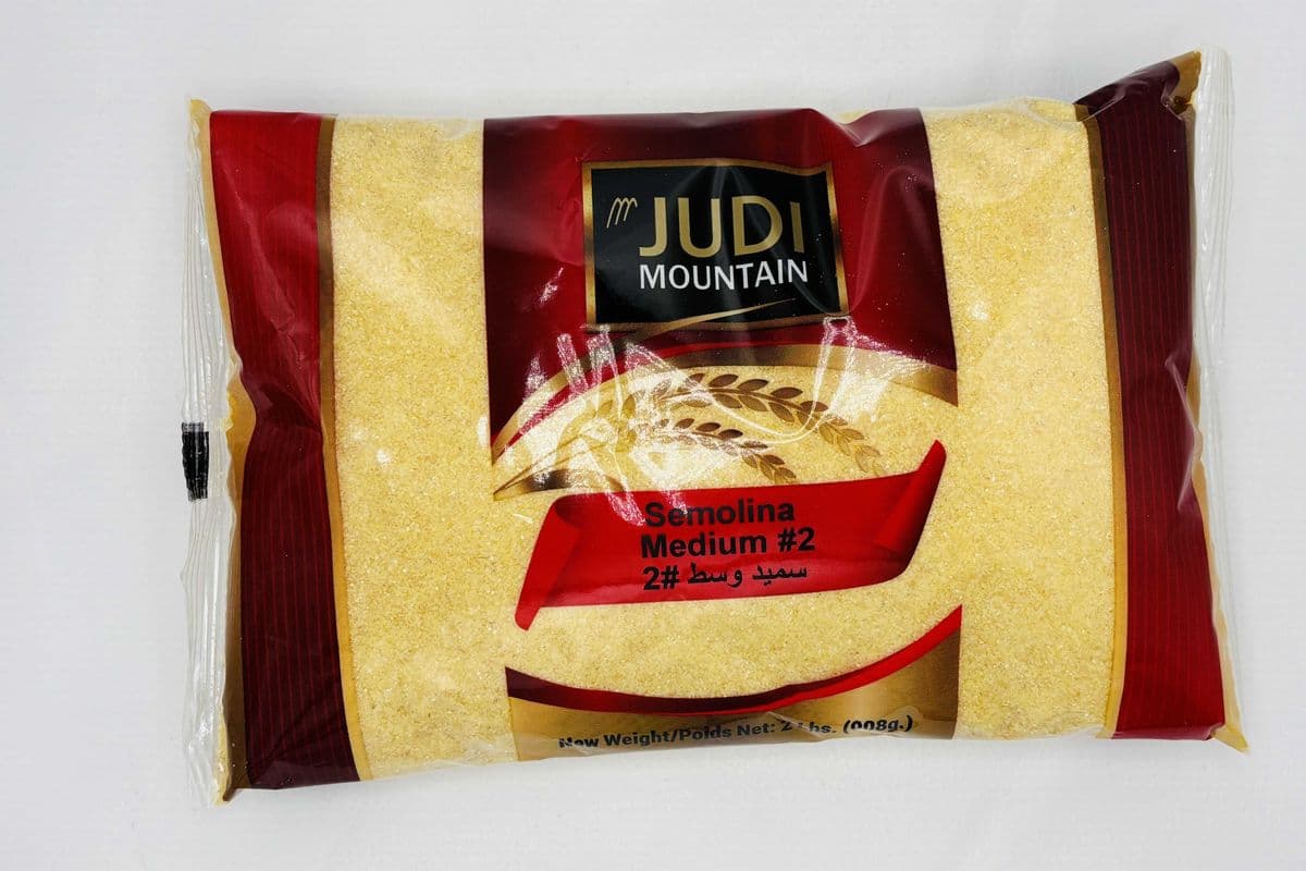 Judi Mountain Semolina, Medium #2, 908 Grams (908g)