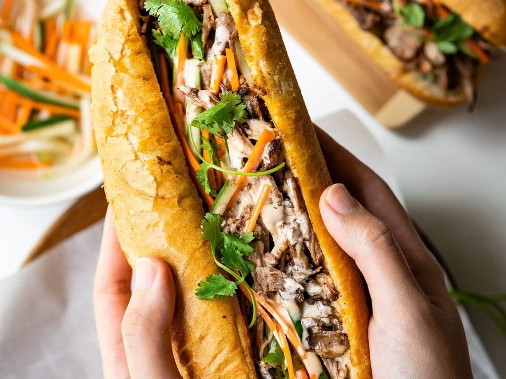 Asian Pulled Pork Banh mi