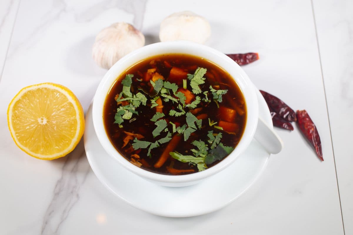 Vegetable Hot-and-Sour Soup