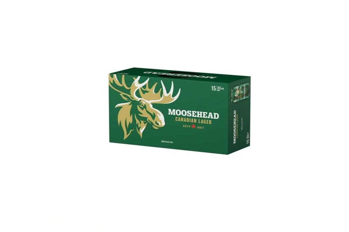 783473 - MOOSEHEAD LAGER (15 x 355 ML CANS)