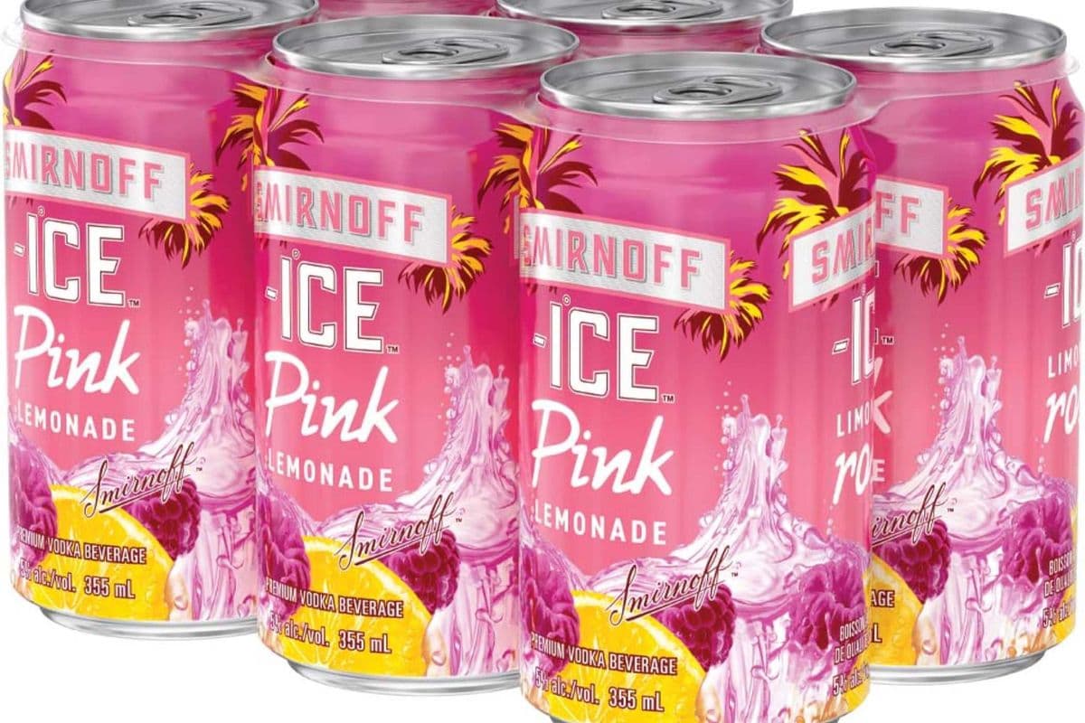 Smirnoff Ice Pink Lemonade (6 Pack) (6 x 355ML CAN)