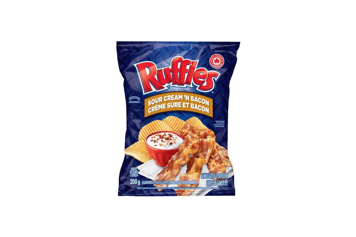 Ruffles Sour Cream & Bacon (200g) 77624