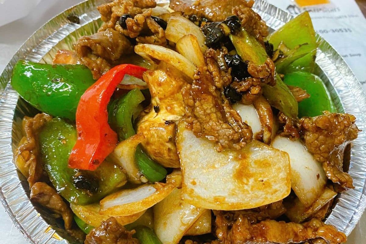 20. Beef with Black Bean Sauce