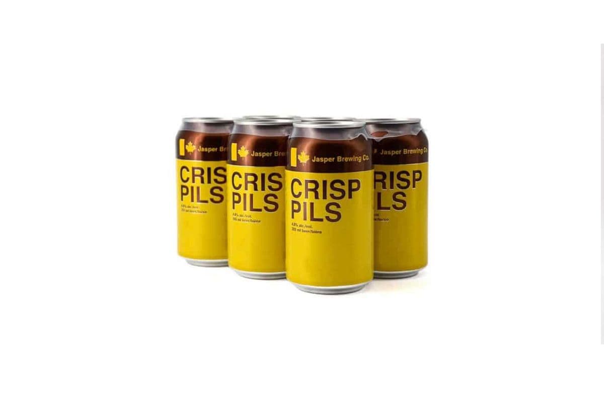 Jasper Brewing Co. Crisp Pils (6 Packs) (1 x 6x355ml)