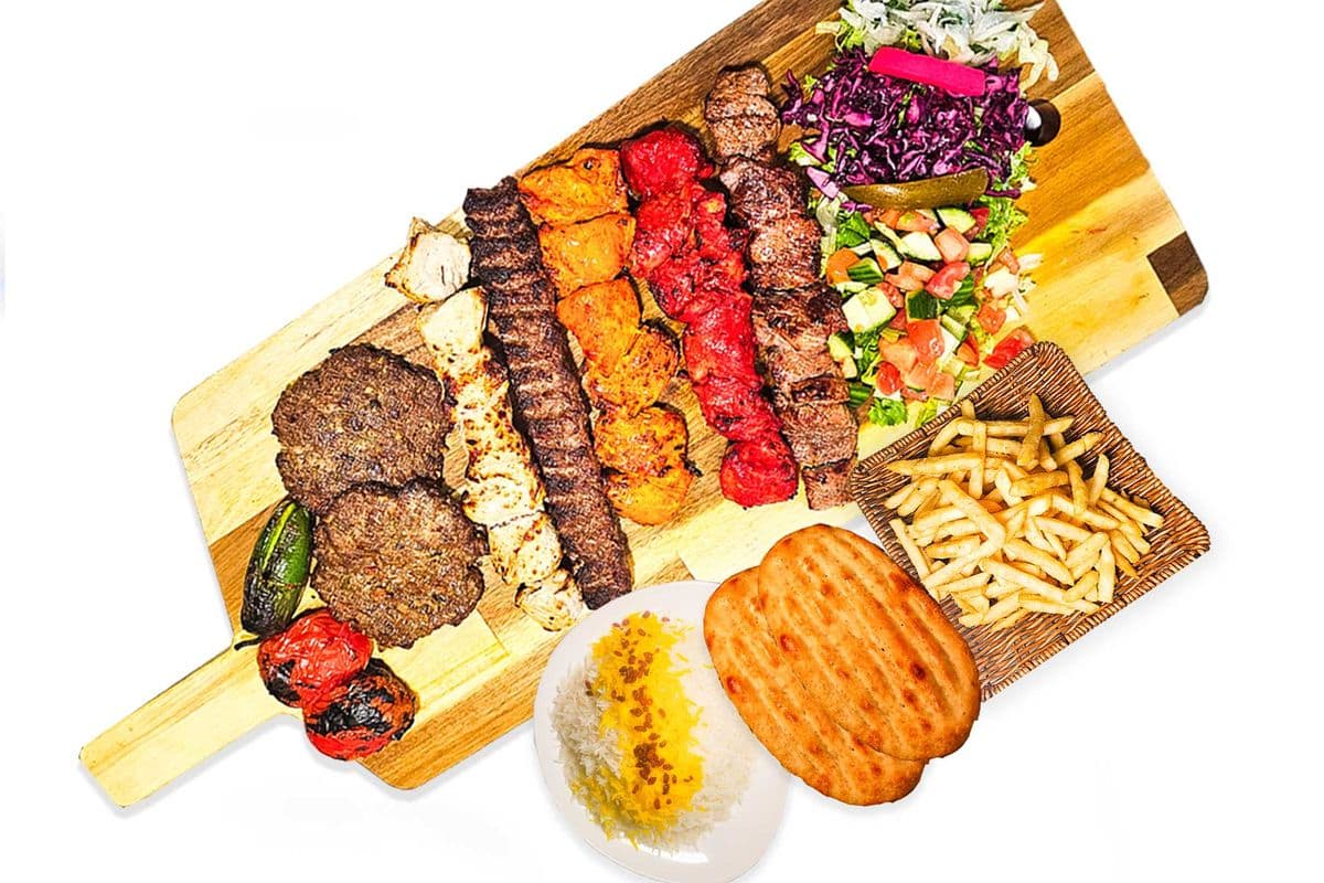 801. Kabob Lover - Family Platter for Four