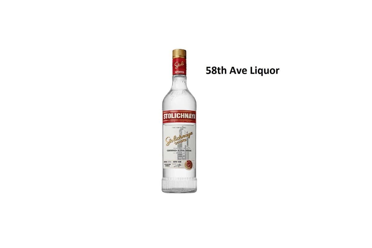 STOLICHNAYA VODKA (1 x 750 ML )