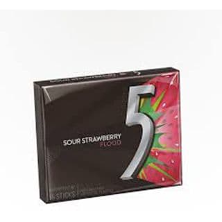 5 Strawberry Flood Gum (15 Sticks)