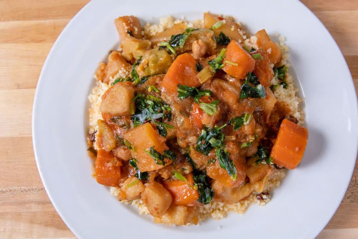 Assiette couscous aux légumes / Couscous Plate with Vegetables