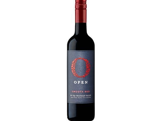Open Smooth Red, 750mL red wine (13.50% ABV)