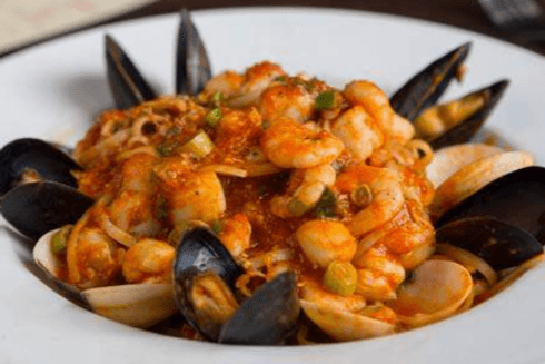 Linguine aux fruits de mer / Linguine with Seafood