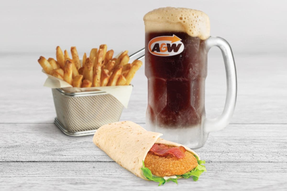 Bacon Chicken Wrap Combo