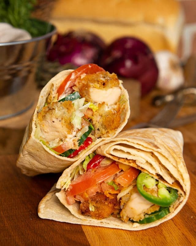 Crispy Chicken Pita