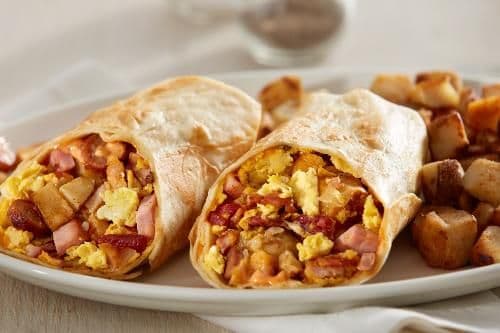 Meat Lovers Breakfast Wrap