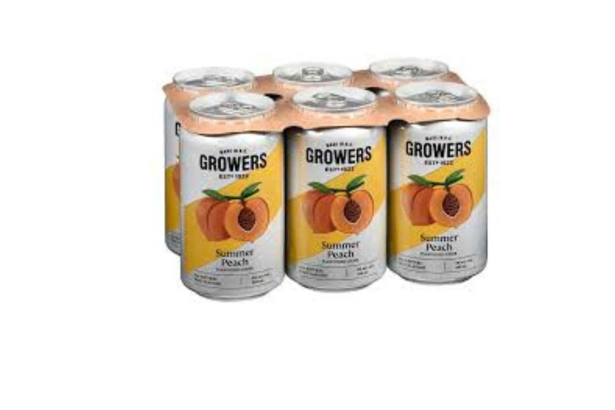 Growers Summer Peach (6 x 355 ml Cans)