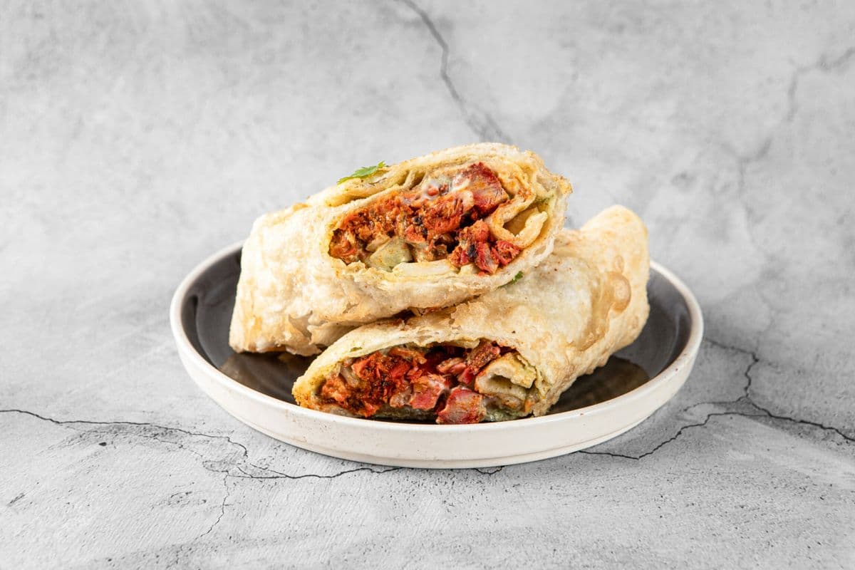 Paratha Chicken Tikka Roll