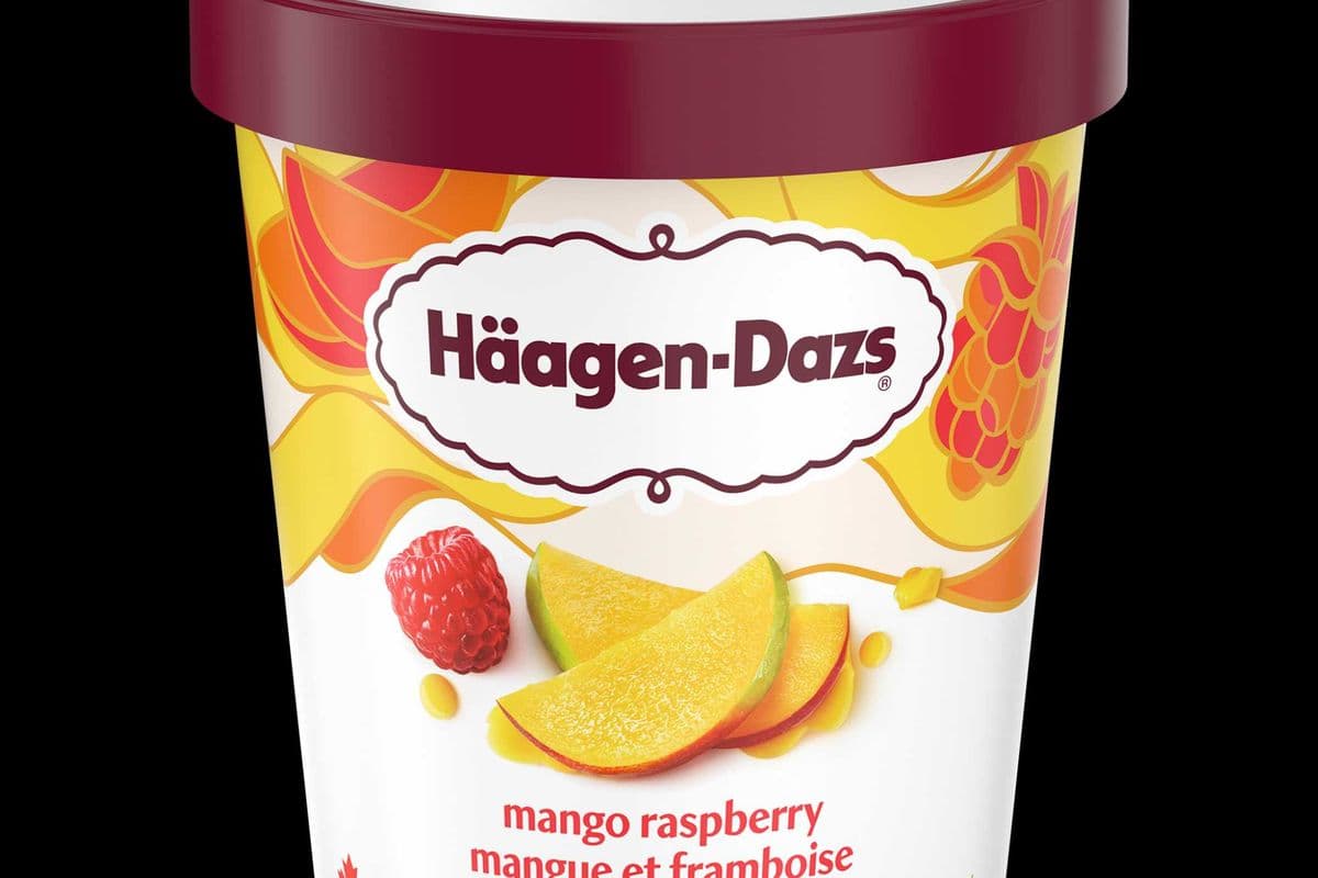 Haagen-Dazs - Mango Raspberry 450ml
