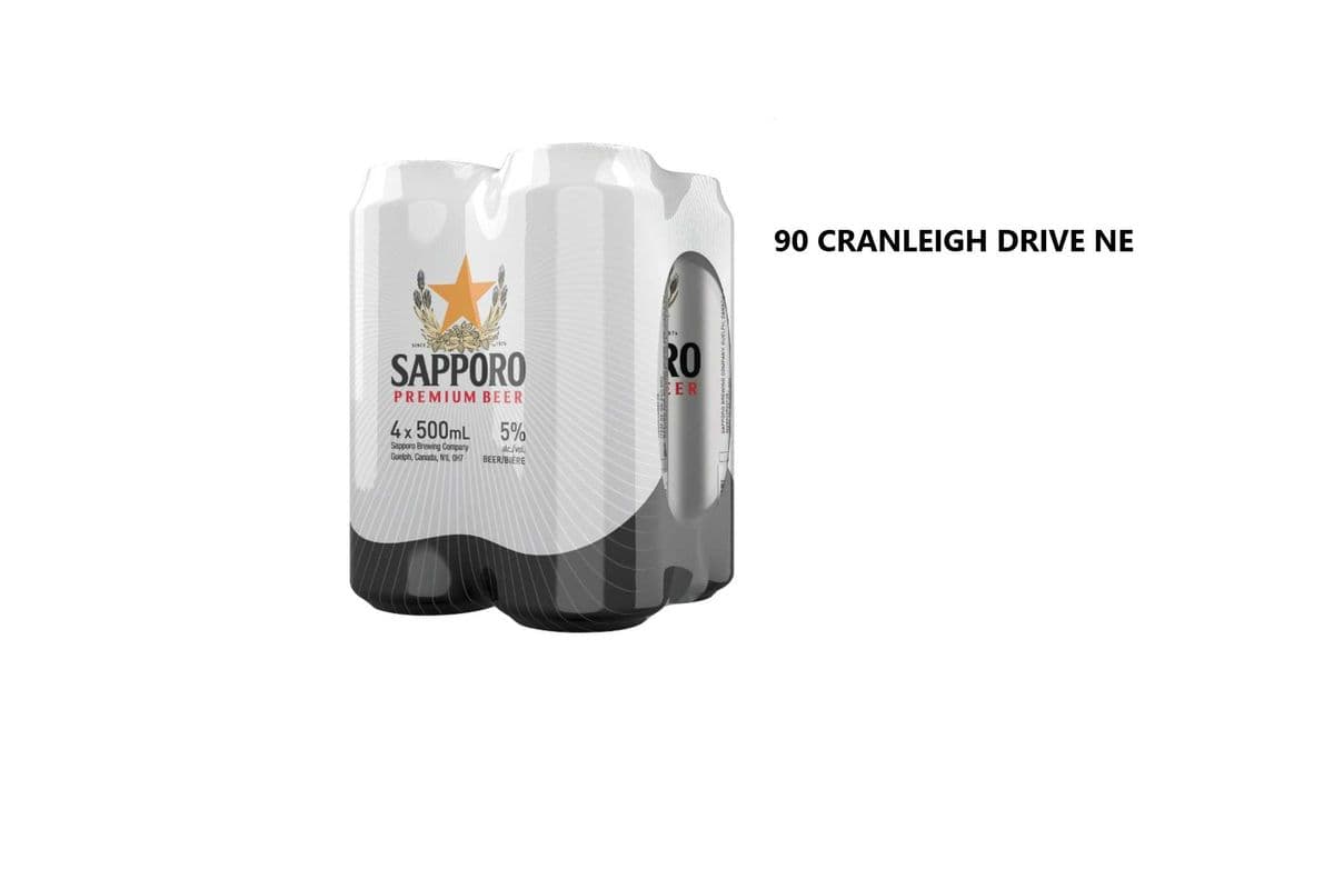 SAPPORO PREMIUM BEER CANS (1 x 4x473ML)