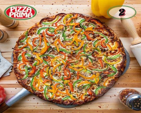 2. Pizza classique 10" toute garnie / 10" Classic All Dressed Pizza