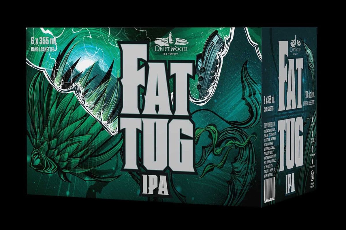 Driftwood Fat Tug IPA - 6x355mL Cans (6 x 355 ml)