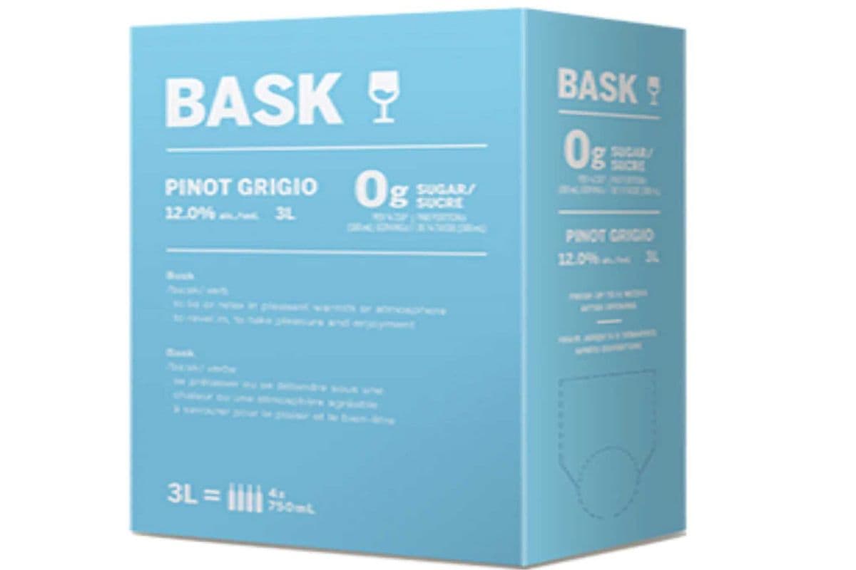 BASK PINOT GRIGIO 3L (LOW IN SUGAR) (1 x 3L)