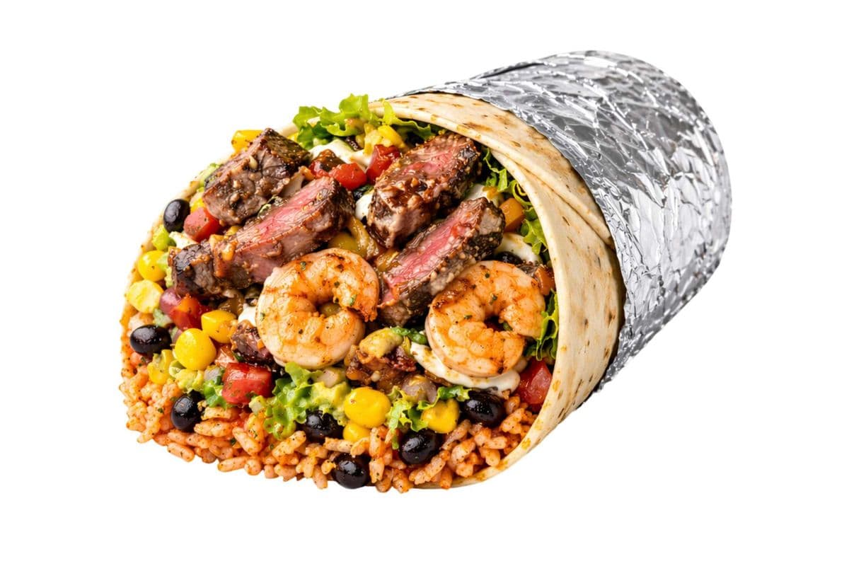 Surf and Turf Burrito