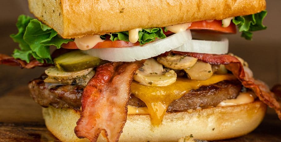 Bacon Mushroom Mikeburger