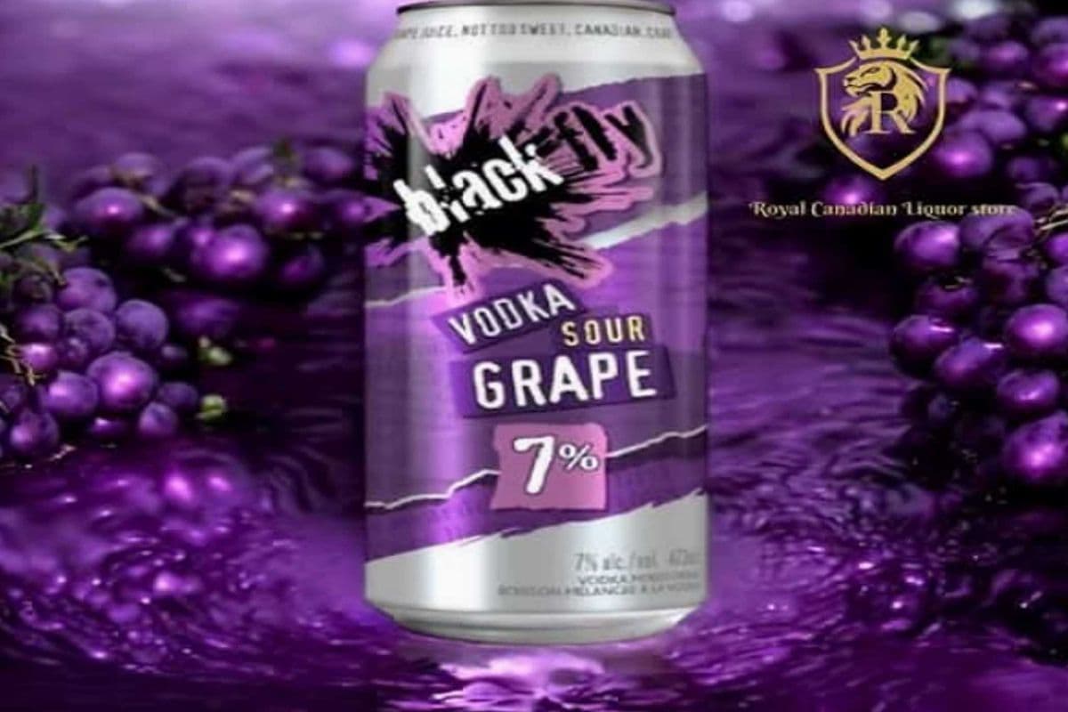 BLACK FLY VODKA SOUR GRAPE (1 x 473ML)