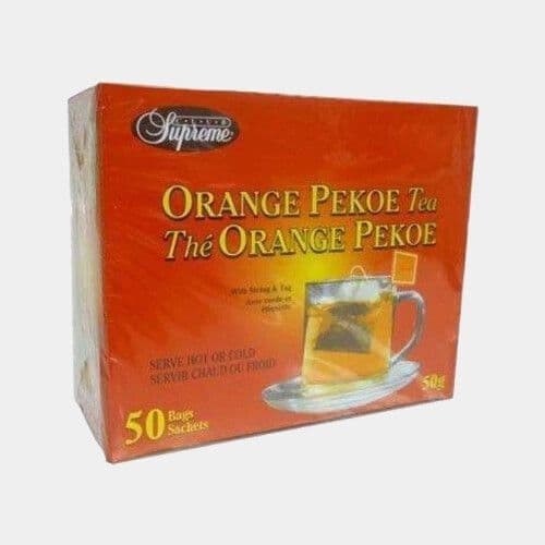 Thé Orange Pekoe (50 sacs) / Orange Pekoe Tea (50 bags)