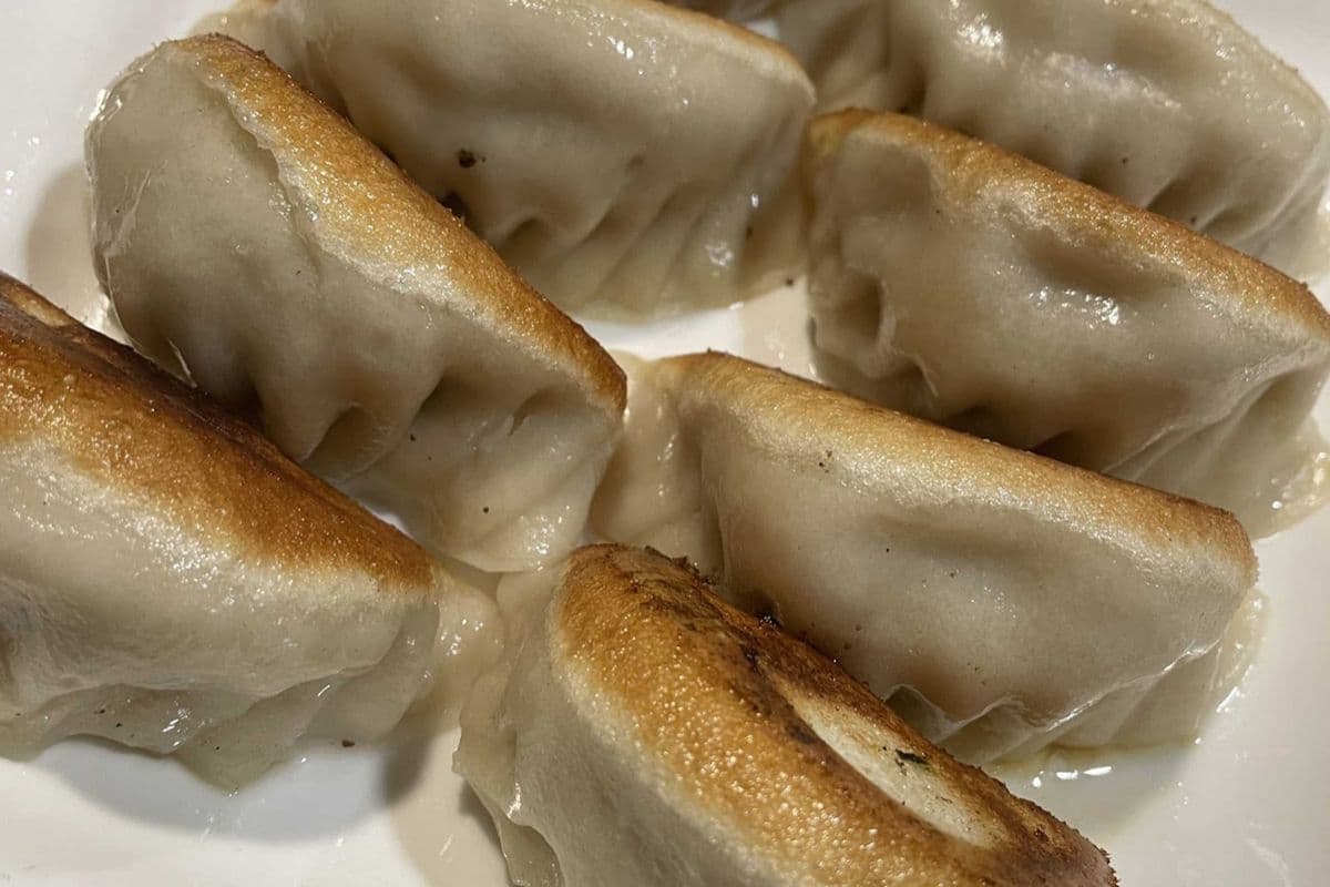 D18. Pan-Fried Chicken Potstickers (8 pcs) (雞肉鍋貼)