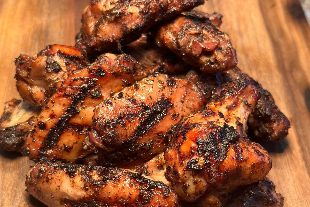 Smoked Chicken Wings - Thai Sweet and Sour
