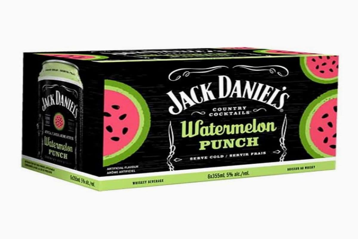 JACK DANIEL'S COUNTRY COCKTAILS WATERMELON PUNCH (6 x 355ML)