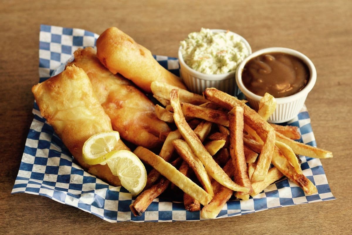 Seniors Cod Fish and Chips (1 pc)