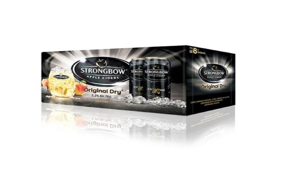 732938. Strongbow Cider (8 Cans (1 x 8pc)