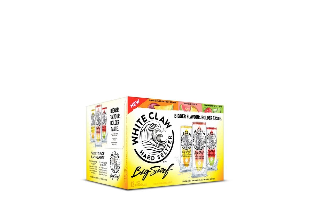 White Claw Big Surf Variety Pack (12 x 355 ml)