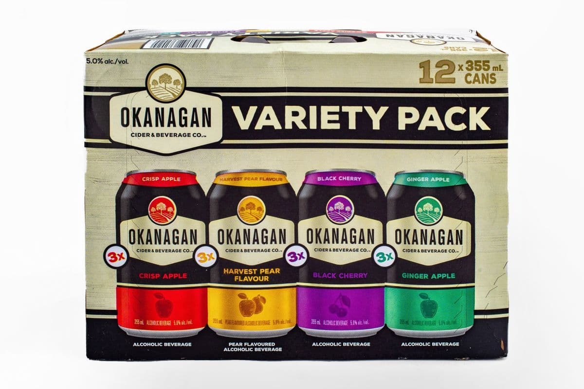 Okanagan Cider Variety Pack (12 Cans) (12 x 355mL)
