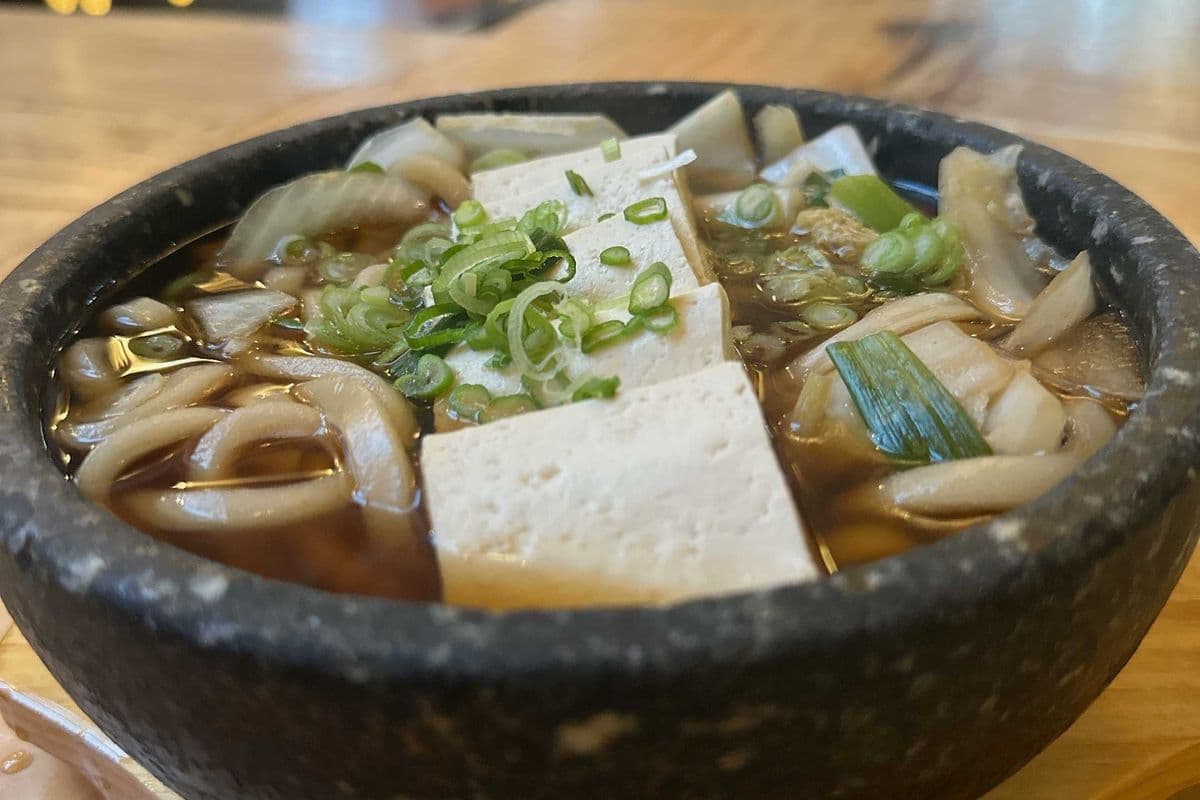 Tofu and Vegetables Udon Soup