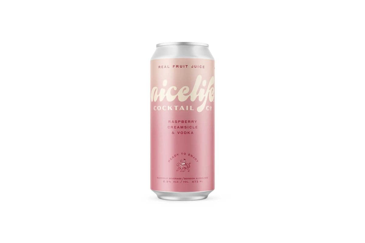 Nicelife Cocktail Raspberry Creamsicle & Vodka (473ML) (1 x 473ML)