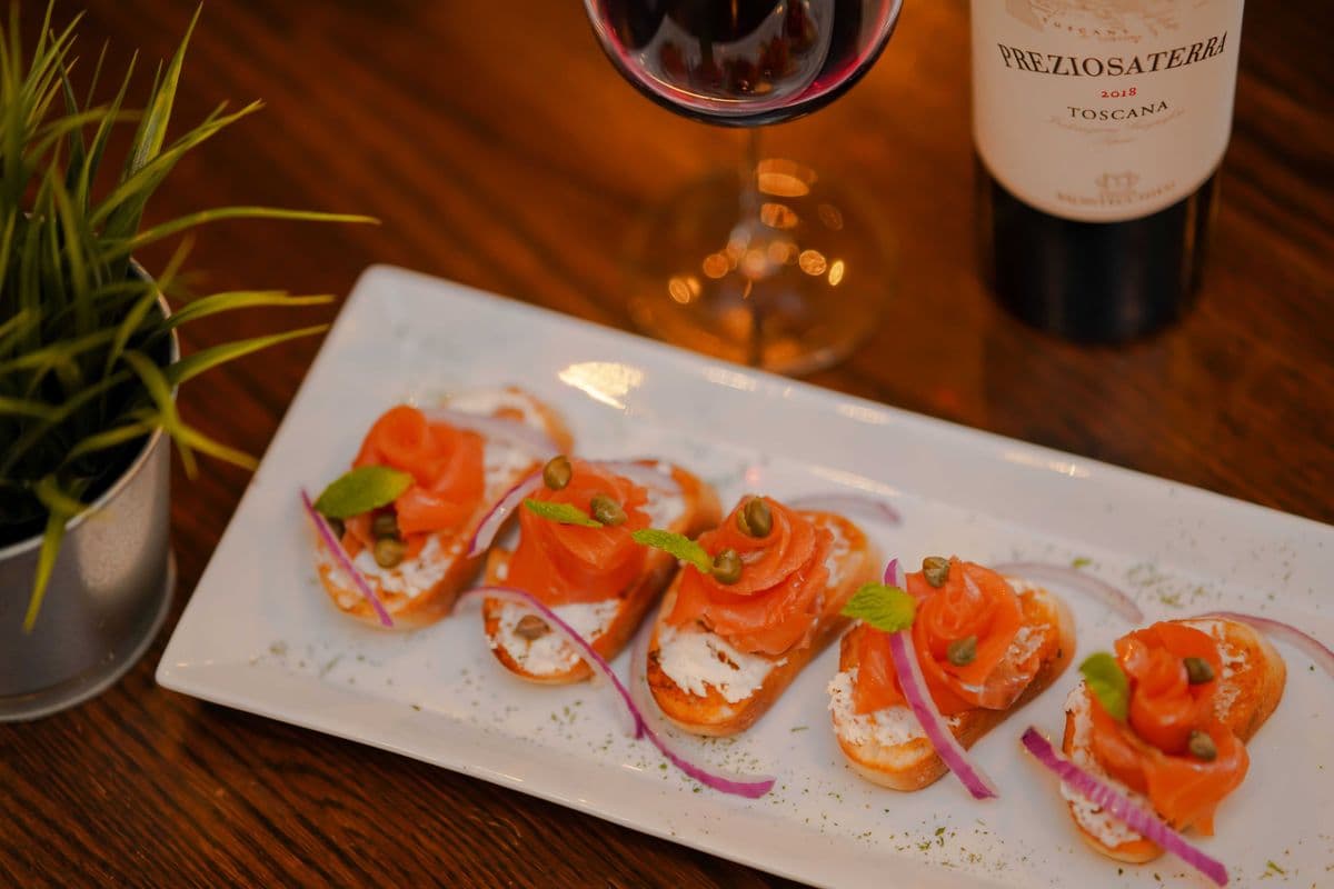 Smoked Salmon Crostini