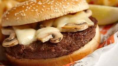 Mushroom Swiss Burger