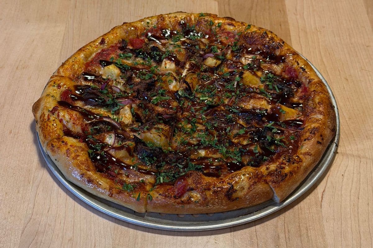 BBQ Pulled Pork & Pineapple Pizza