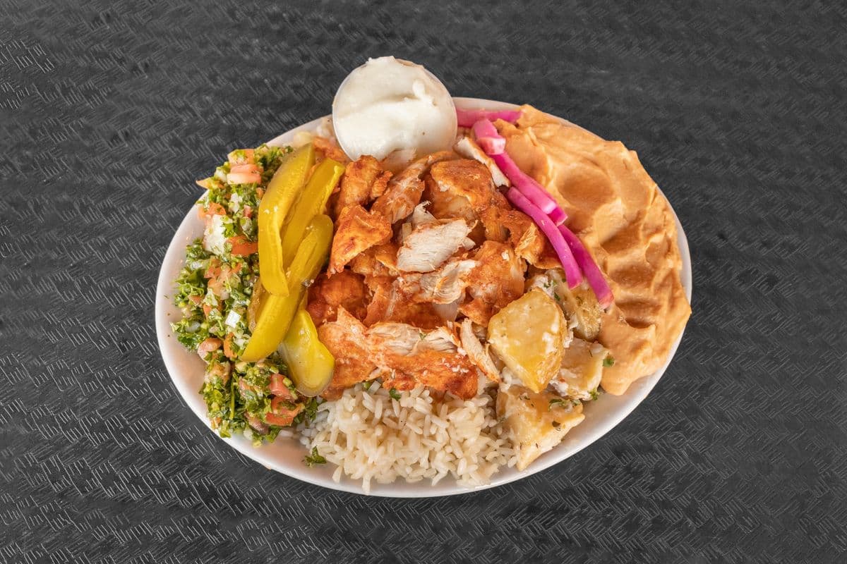 Cut Chicken Shawarma Platter