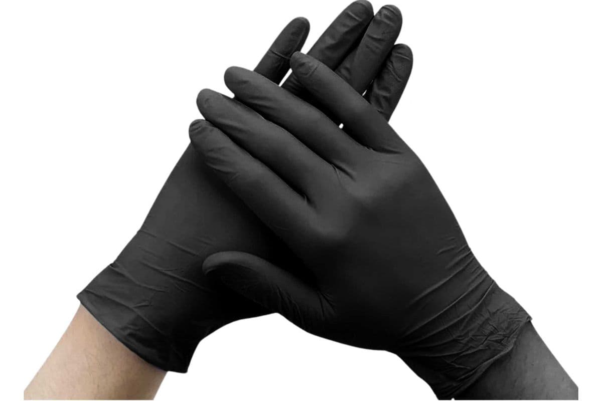 Black Nitrile Gloves